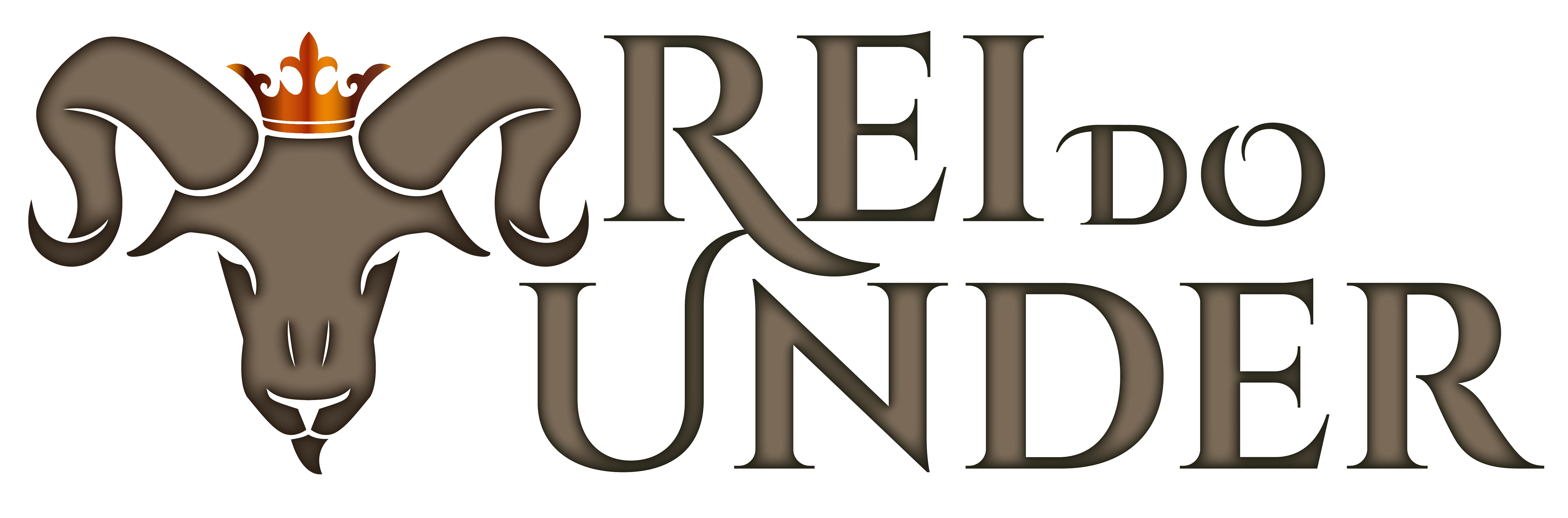 Rei do Under — logo original com carneiro coroado